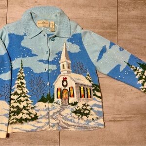 Charming Winter Wonderland Cardigan